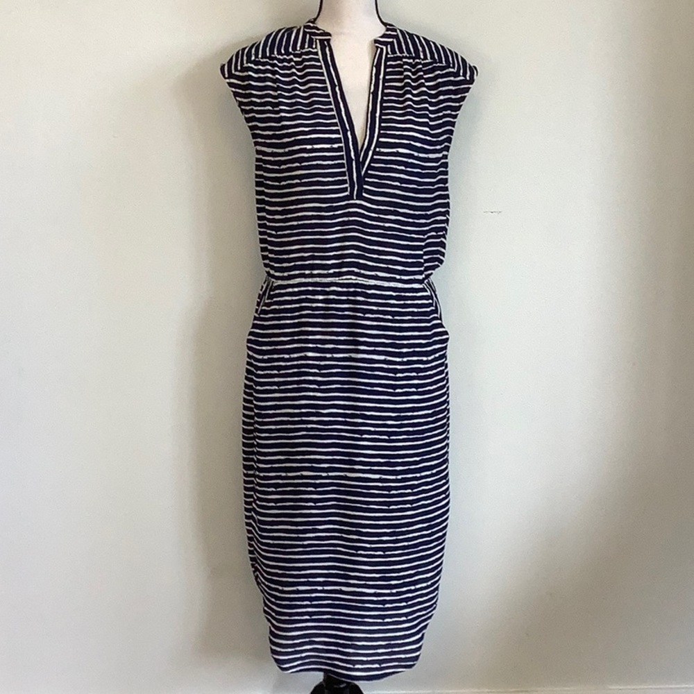 Banana Republic long stripe dress